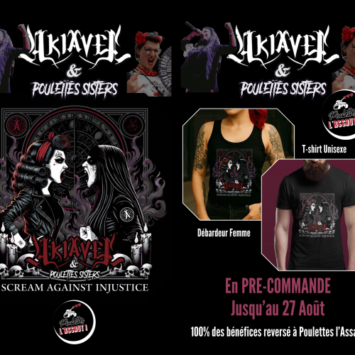 Metal & Solidarité : Quand Akiavel s’associe aux Poulettes Sisters
