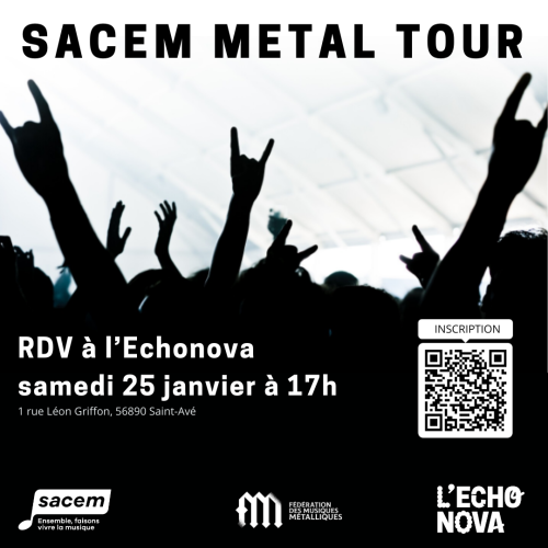 SACEM Metal Tour 2025: étape 1 à Vannes !